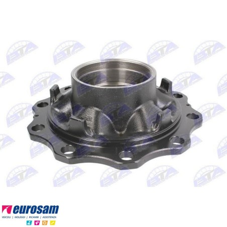 Mozzo ruota nudo Acerbi Fruehauf assale tipo SMB 9/10/12 Ton