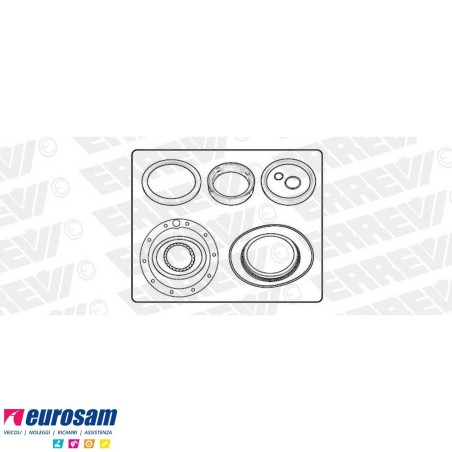 Kit paraolio mozzo posteriore Mercedes