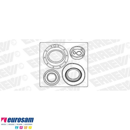 Kit paraolio mozzo posteriore Mercedes