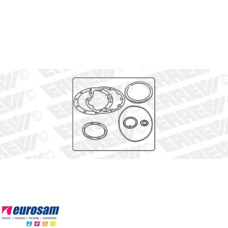 Kit paraolio mozzo posteriore Man Mercedes
