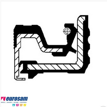 Paraolio interno mozzo 164,5x124,5x17,5 Daf