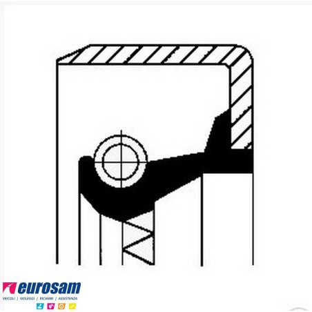 Paraolio mozzo posteriore 170x143,5x20 Scania