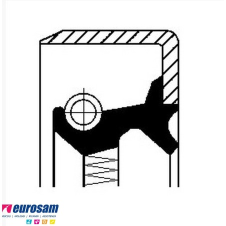 Paraolio mozzo posteriore 192,5x168x32 Volvo