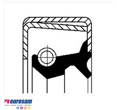 Paraolio mozzo 80x55x11...