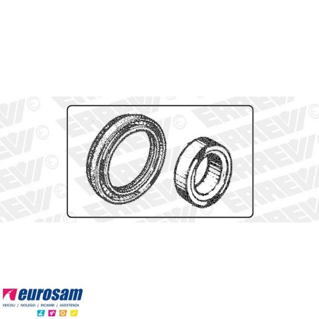 Kit paraolio mozzo posteriore 175x145x13 Man