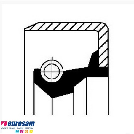 Paraolio mozzo 168x150x13 Iveco Generale