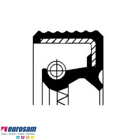 Paraolio interno mozzo 160x110x15 rimorchio Cardi