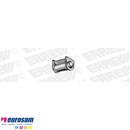Boccola D.50 L.100 gomma stabilizzatrice ant Scania 3/4 serie