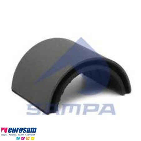 Semiboccola D.59 L.60 ferro-gomma barra stabilizzatrice post Man F90 F2000
