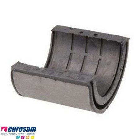 Semiboccola D.59 L.60 ferro-gomma barra stabilizzatrice post Man F90 F2000