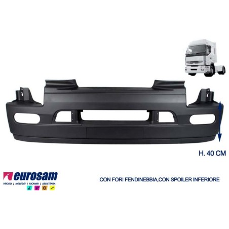 paraurti anteriore renault premium h.40 cm