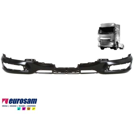 paraurti anteriore in metallo nero daf xf106