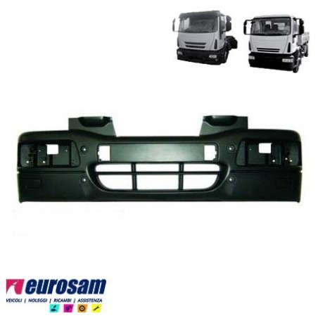 paraurti anteriore iveco eurocargo tector 130e 150e 180e senza fendinebbia