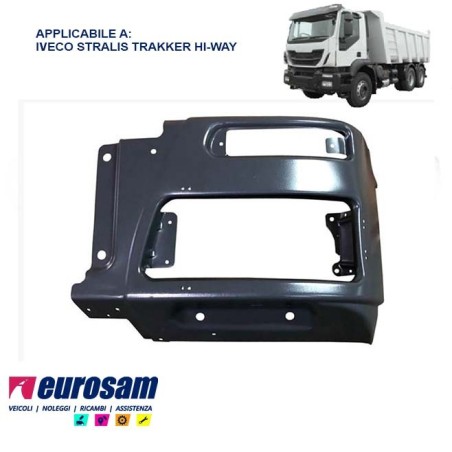 angolo paraurti sx in metallo stralis trakker hi-way