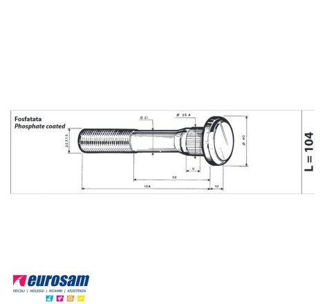 Colonnetta ruota posteriore...