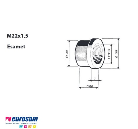 Dado per colonnetta mozzo...
