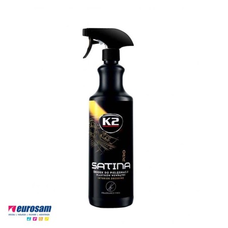 spray professionale inodore pulizia ripristino colore plastiche interne auto 1 lt k2 satina pro