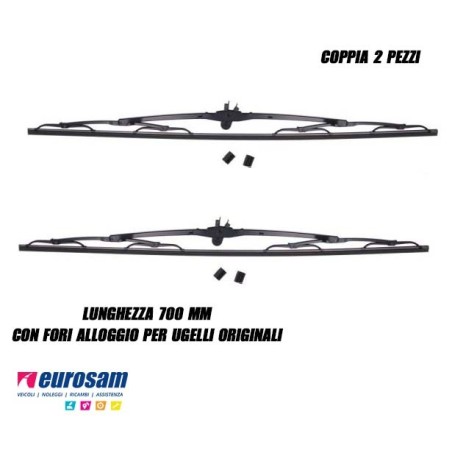 Coppia spazzole tergicristallo 700 mm Volvo FH4 FH Euro 6 senza ugello acqua