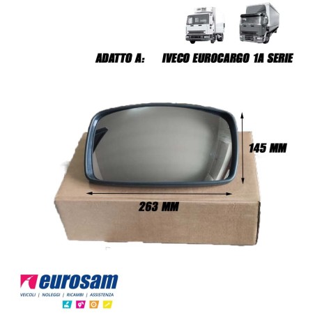 Specchio grandangolo 263x145 dx/sx Iveco Eurocargo prima serie
