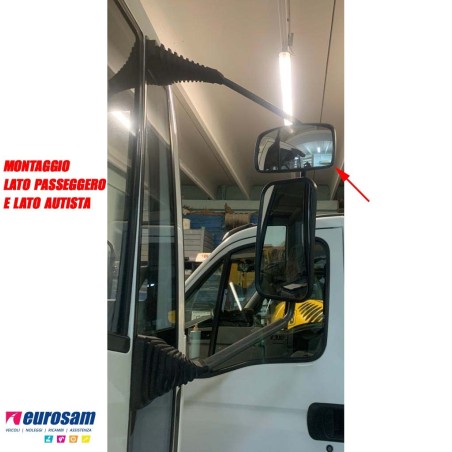 Specchio grandangolo 263x145 dx/sx Iveco Eurocargo prima serie
