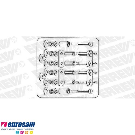 Kit revisione balestra posteriore Iveco Daily Grinta 30.8/.9 32.8 35.8 40.8