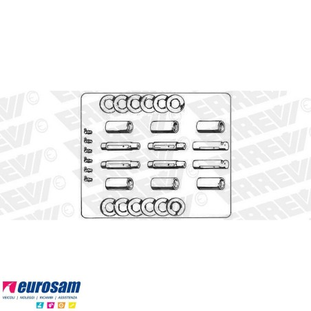 Kit revisione balestra posteriore Iveco dal 150.14 al 175.24