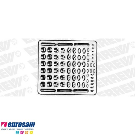 Kit revisione balestra anteriore Iveco Fiat 330.26/.30/.35/.36 H 330.30/.35 HT 330.26/.35 F 330.35 T