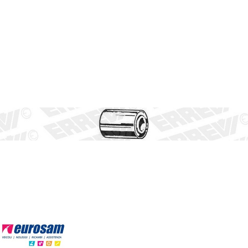 Boccola occhio balestra ferro-gomma sosp pneumatica post Scania 730258