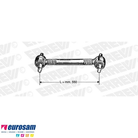 Barra di reazione L.550 posteriore Astra HD8 6x6