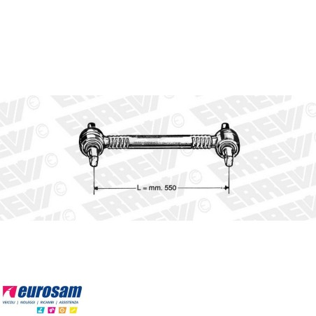 Barra di reazione L.550 posteriore Astra HD8 6x4 8x4