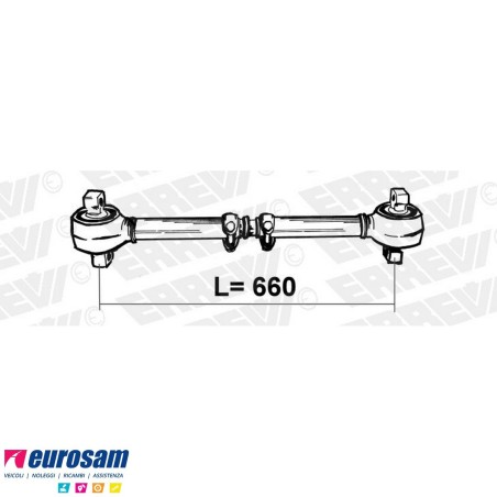 Barra di reazione L.660 Volvo F FL N NL