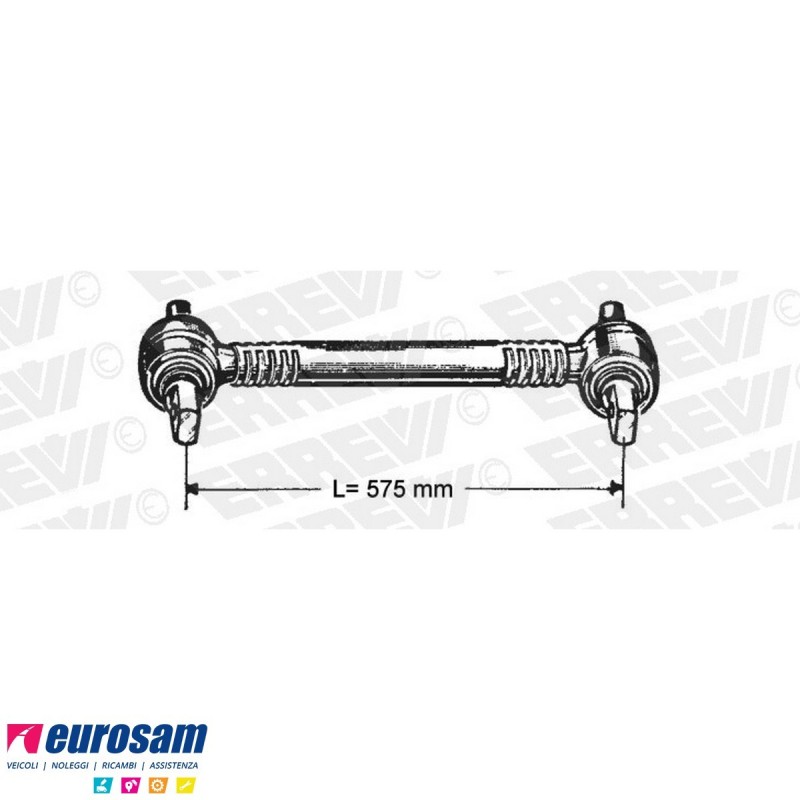 Barra di reazione L.575 Man F90 F2000 M90 M2000 TGA 81432206096