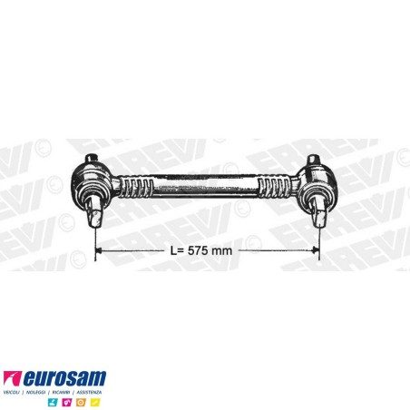 Barra di reazione L.575 Man F90 F2000 M90 M2000 TGA