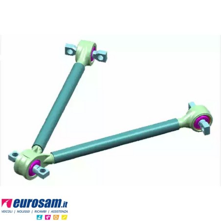 Trapezio di reazione L.627 Man TGA pneumatico