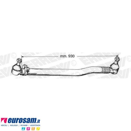 Tirante sterzo completo Iveco Turbotech Turbostar L.930