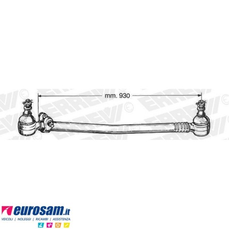 Tirante sterzo completo Iveco 145.17 L.930