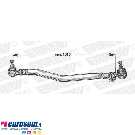 Tirante sterzo completo Scania 114-124-144 C/G/L - L.1010