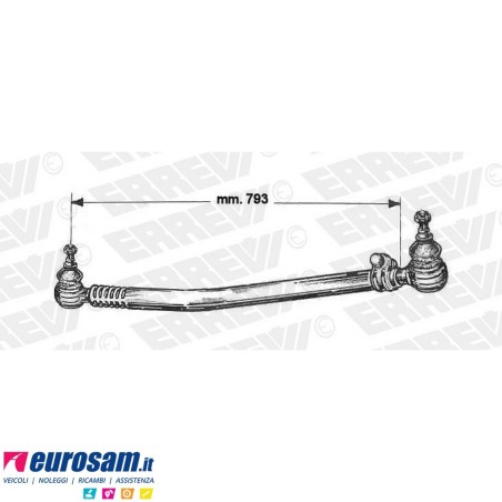Tirante sterzo completo Volvo F10 F12 F16 F16 L.793