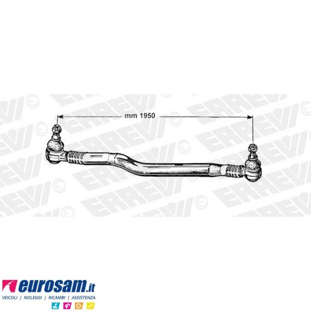Tirante sterzo completo Scania 4 Serie P G R T - L.1950