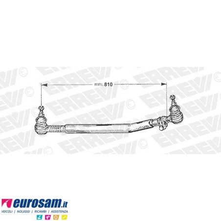 Tirante sterzo completo Daf 65CF 75CF 85CF L.810