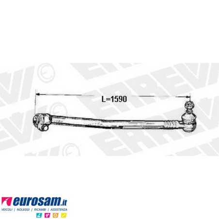 Tirante sterzo completo Iveco Eurotrakker 340E34-410E48 L.1590