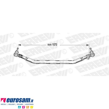 Tirante sterzo completo Iveco Eurorider L.1570