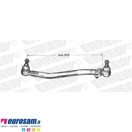 Tirante sterzo completo Mercedes Actros Mp1/2/3 Axor II - L.815