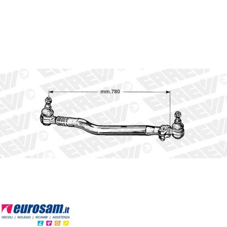 Tirante sterzo completo Nissan Atleon 110 120 Eco-T 100 L.780