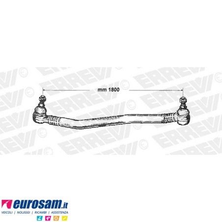 Tirante sterzo completo Man TGA TGS L.1800