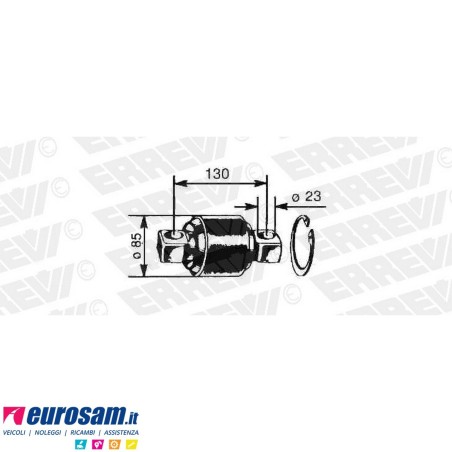 Kit revisione trapezio barra reazione D.85 F.23 L.130/170 Man F2000 TGA TGS TGX 1s