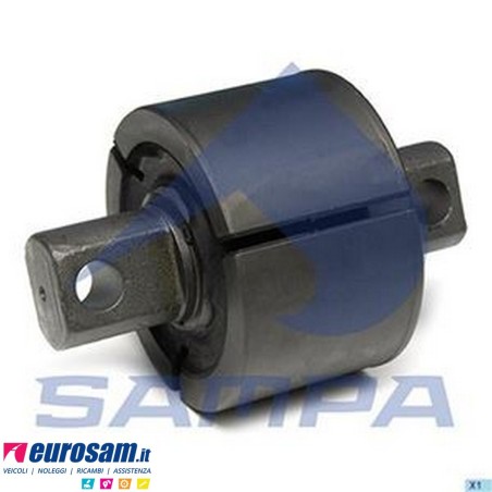 Silentblock trapezio barra reazione D.120 F.19 L.145/180 Scania 3/4 serie