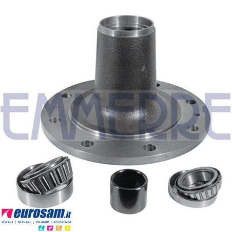 Kit Mozzo ruota anteriore Iveco Eurocargo 80/100E15/E18/E21 180E21 Tector 100E17/E18/E21 con cuscinetti e paraolio