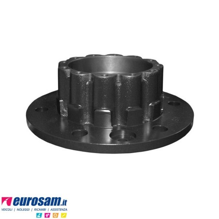 Mozzo ruota posteriore Iveco TurboDaily 59.12 Eurocargo 60/65/75E Tector 75E13/E15/E18 con cuscinetti e paraolio