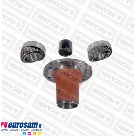 Kit Mozzo ruota anteriore Iveco Eurocargo 60 65 75E10/E12/E14 tector 75E13/15/17/18 con cuscinetti